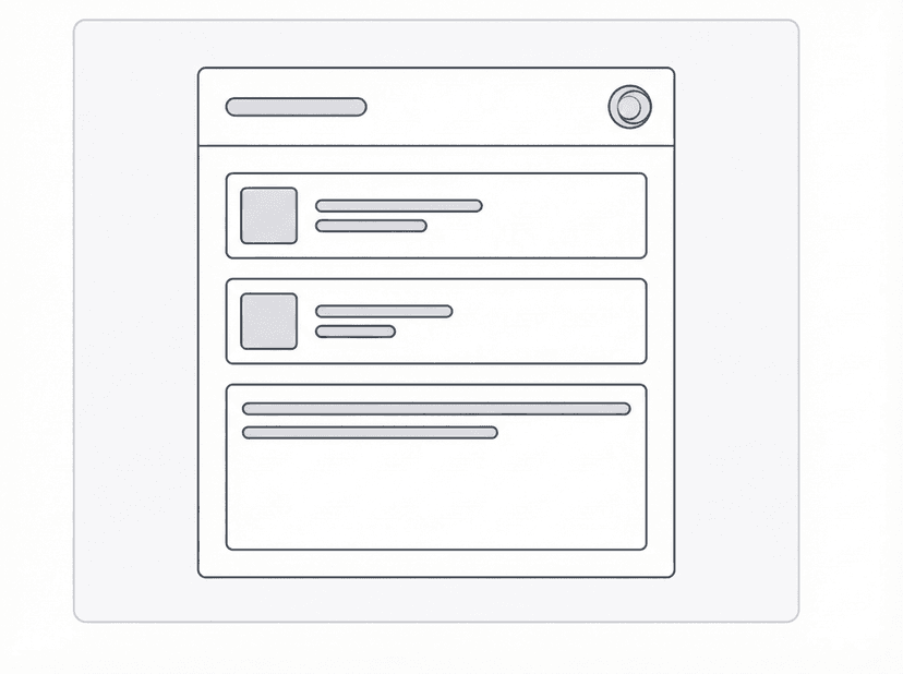 Caregiver instructions interface